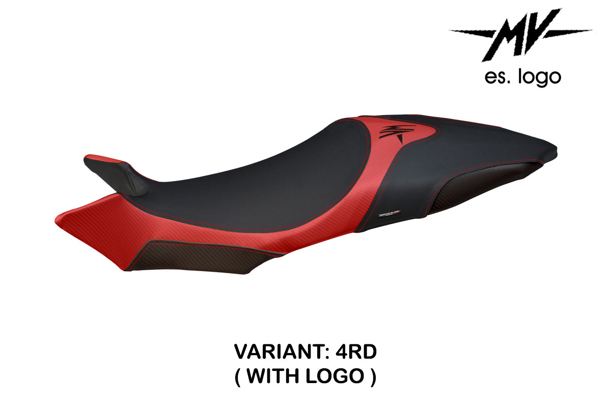 MV Agusta Brutale 920 1090 1090R 2009-2015 Seat Cover Tappezzeria Italia in Red and Black