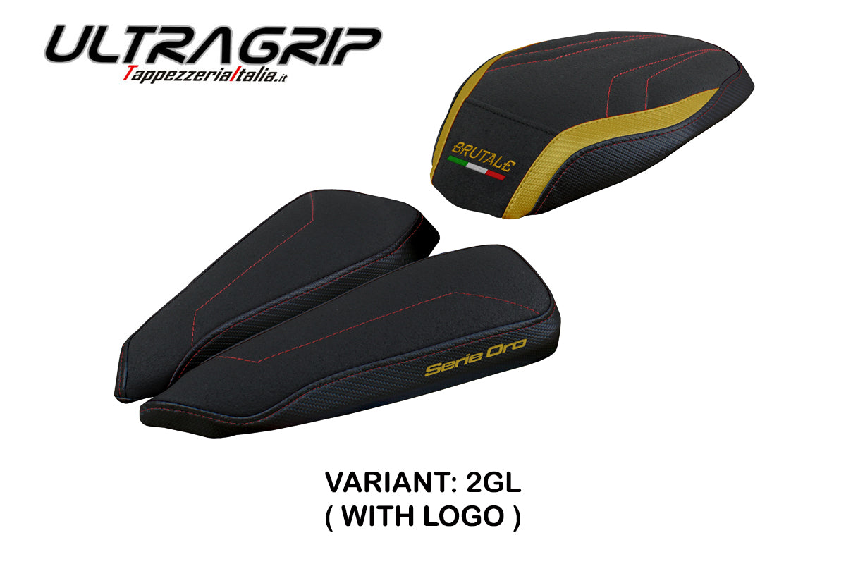 MV Agusta Brutale 1000RR 2020-2025 Seat Cover Tappezzeria Italia Ultragrip in Gold