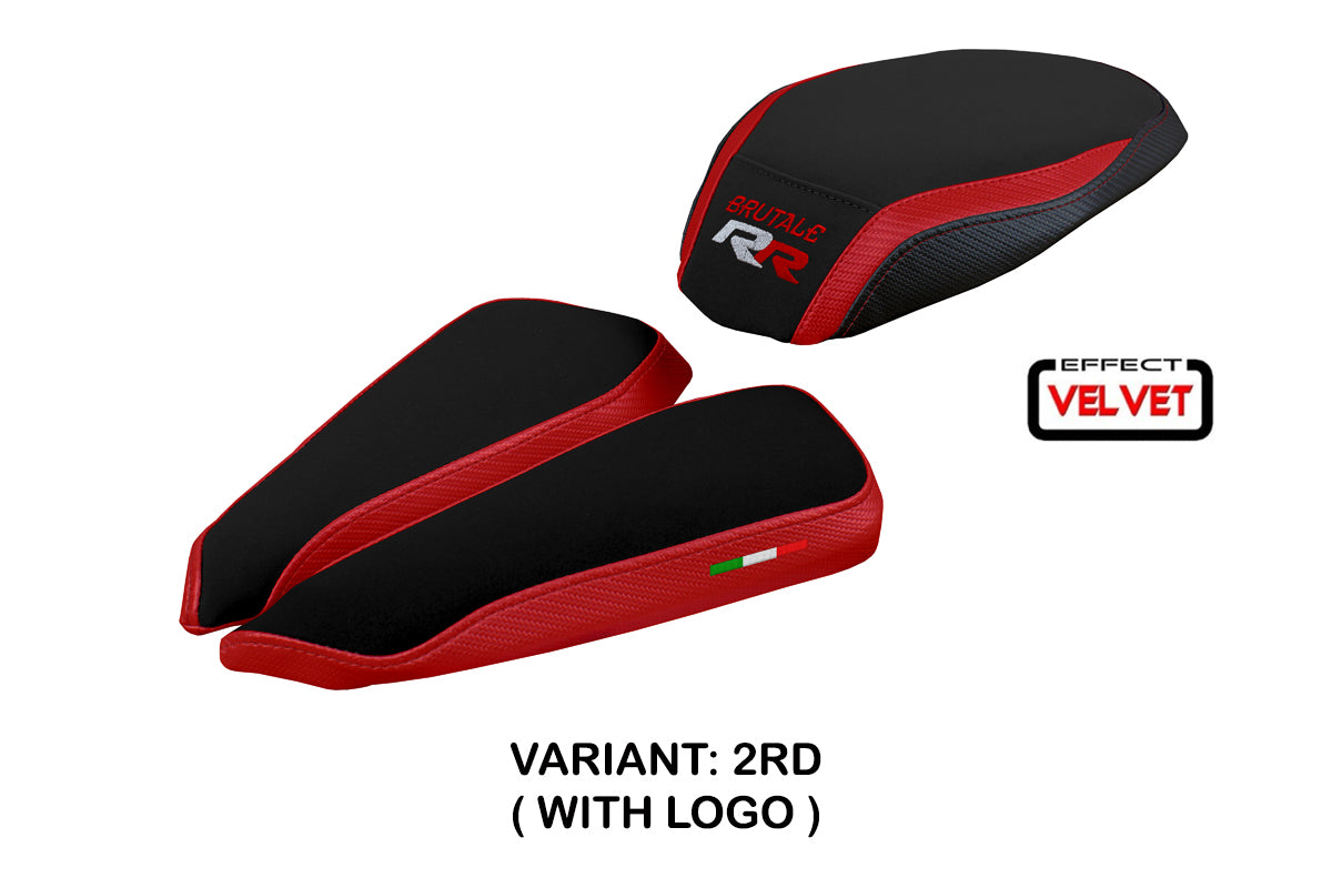 MV Agusta Brutale 1000RR 2020-2025 Seat Cover Tappezzeria Italia in Red and Black