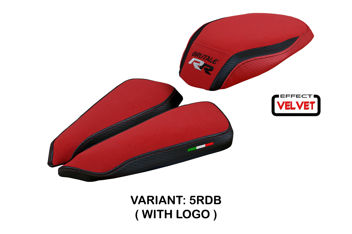 MV Agusta Brutale 1000RR 2020-2025 Seat Cover Tappezzeria Italia in Black Red