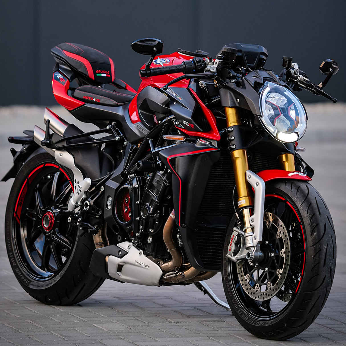 MV Agusta Brutale 1000RR 2020-2025 Seat Cover Tappezzeria Italia Comfort in Black