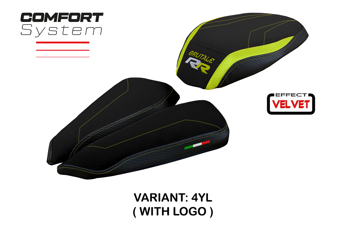 MV Agusta Brutale 1000RR 2020-2025 Seat Cover Tappezzeria Italia Comfort in Yellow