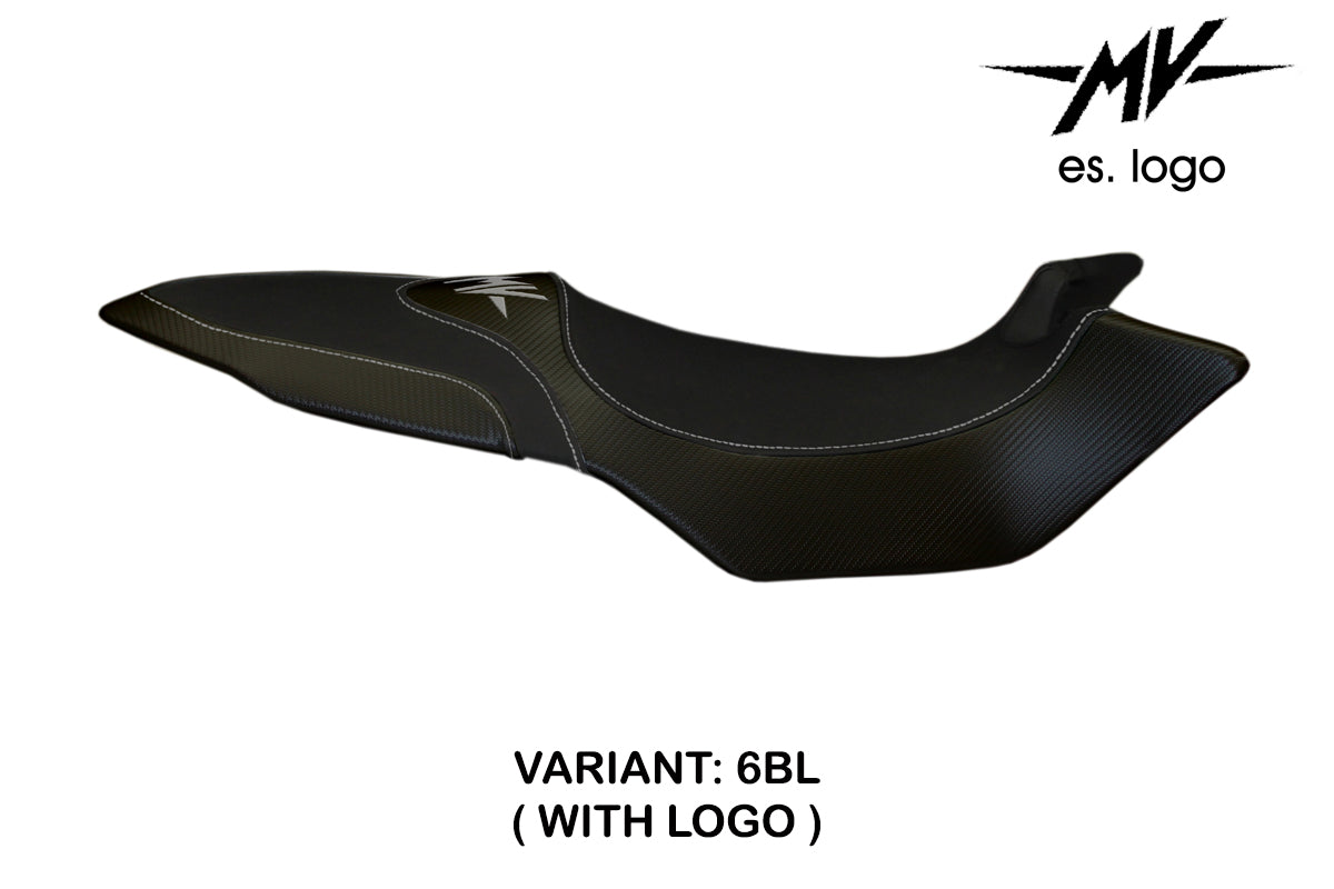 MV Agusta Brutale 675 800 2012-2015 Seat Cover Tappezzeria Italia in Black