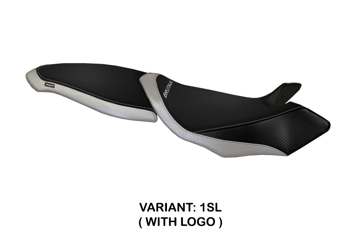 MV Agusta Brutale 750 910 989 2004-2011 Seat Cover Tappezzeria Italia in Silver