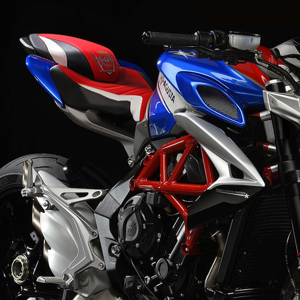 MV Agusta Brutale 800 2016-2025 Seat Cover Tappezzeria Italia in Red SE