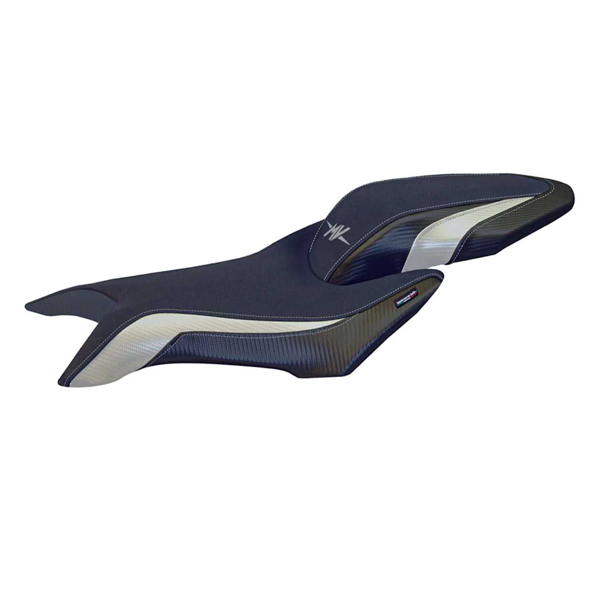 MV Agusta Brutale 800 2016-2025 Seat Cover Tappezzeria Italia in Silver