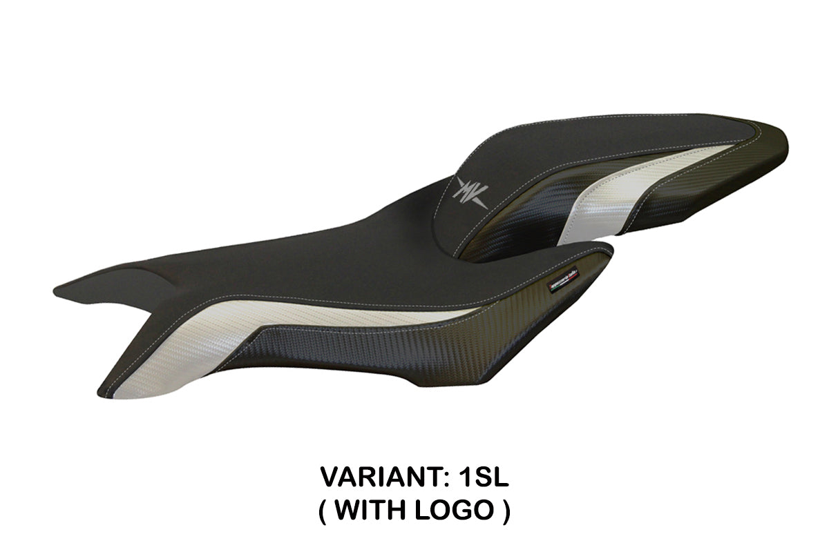 MV Agusta Brutale 800 2016-2025 Seat Cover Tappezzeria Italia in Silver