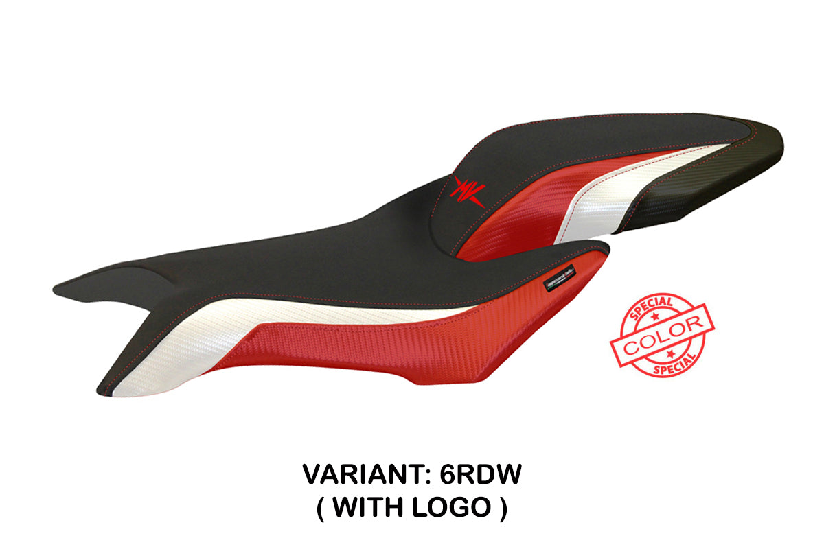 MV Agusta Brutale 800 2016-2025 Seat Cover Tappezzeria Italia in Red and White