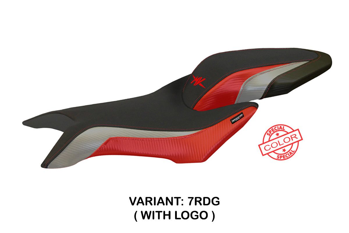 MV Agusta Brutale 800 2016-2025 Seat Cover Tappezzeria Italia in Red and Grey
