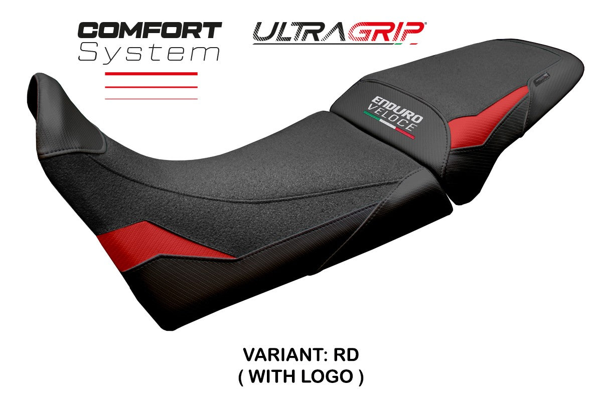 MV Agusta Enduro Veloce 2024-2025 Seat Cover Tappezzeria Comfort Ultragrip Red