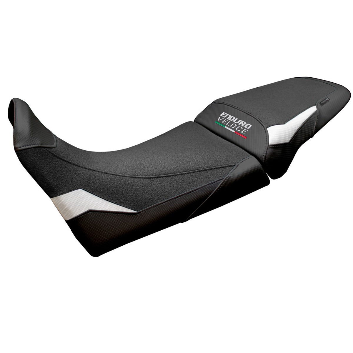 MV Agusta Enduro Veloce 2024-2025 Seat Cover Tappezzeria Comfort Ultragrip White