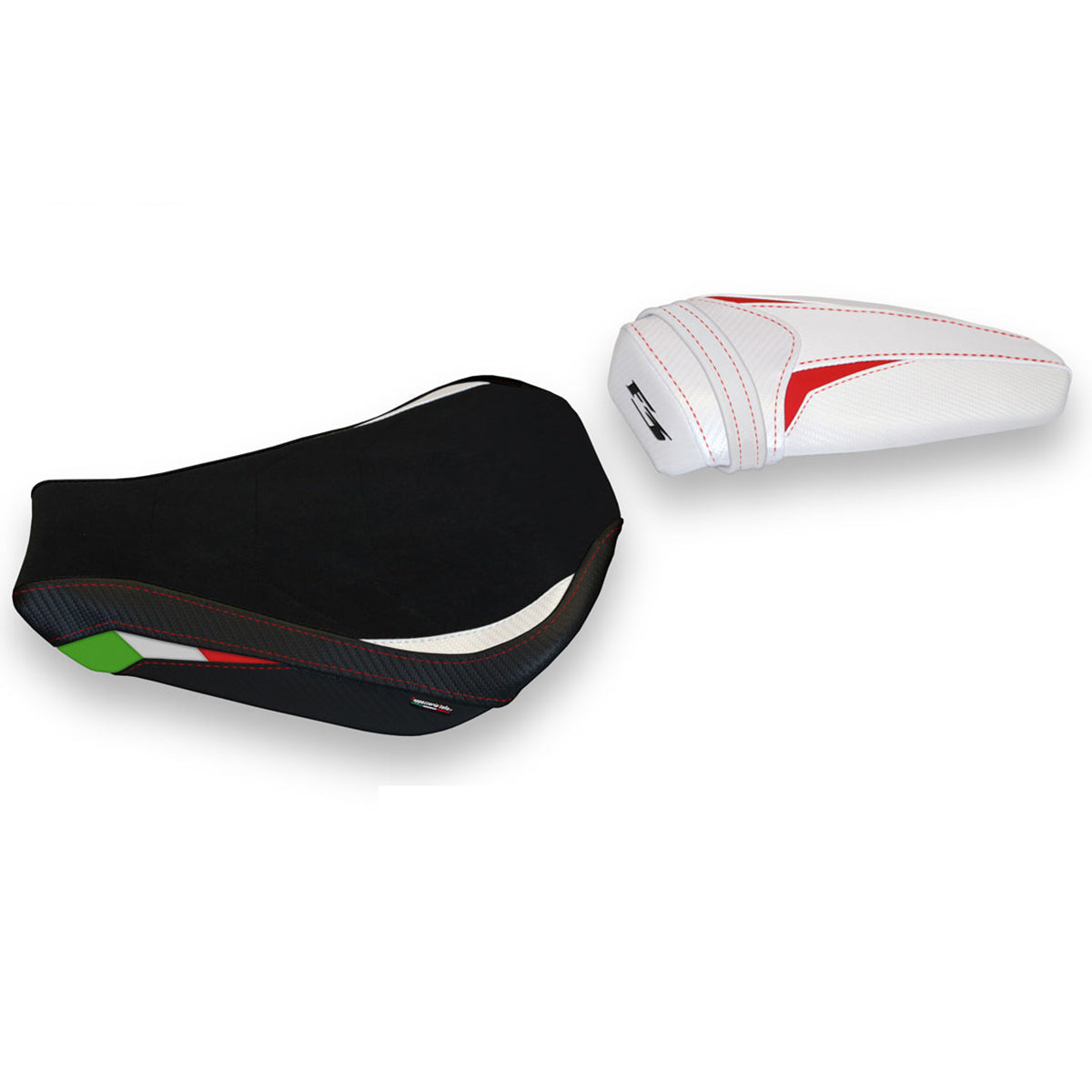 MV Agusta F3 2012-2025 Seat Cover Tappezzeria Italia in White and Black SE