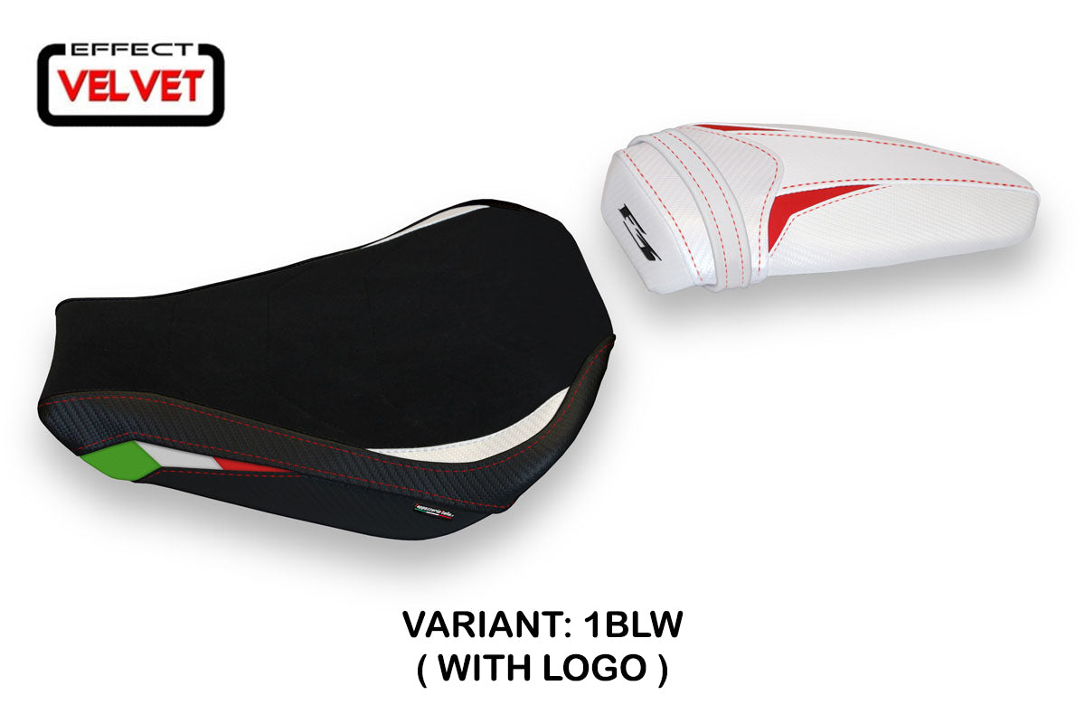 MV Agusta F3 2012-2025 Seat Cover Tappezzeria Italia in White and Black SE