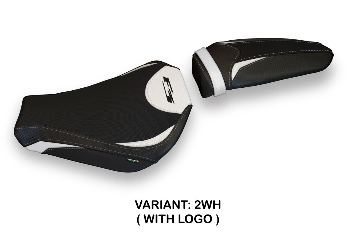 MV Agusta F3 2012-2025 Seat Cover Tappezzeria Italia in White and Black