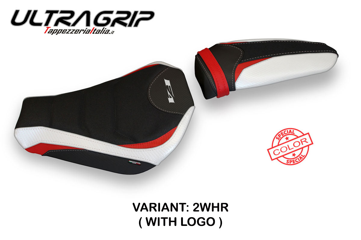 MV Agusta F4 2010-2020 Seat Cover Tappezzeria Italia Ultragrip White and Red SE