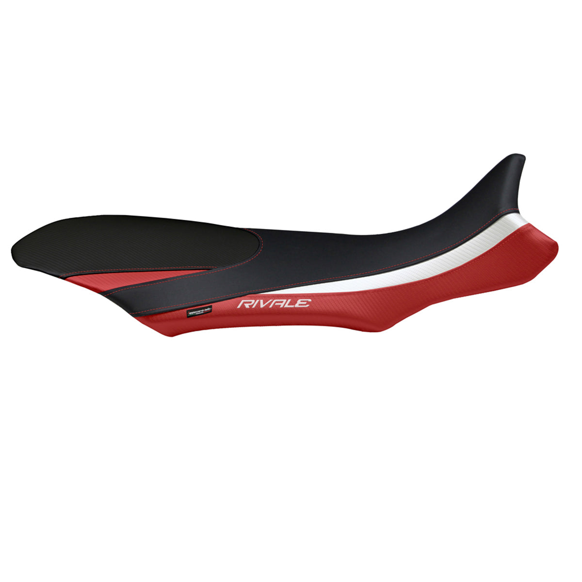 MV Agusta Rivale 800 2013-2018 Seat Cover Tappezzeria Italia in Red and White