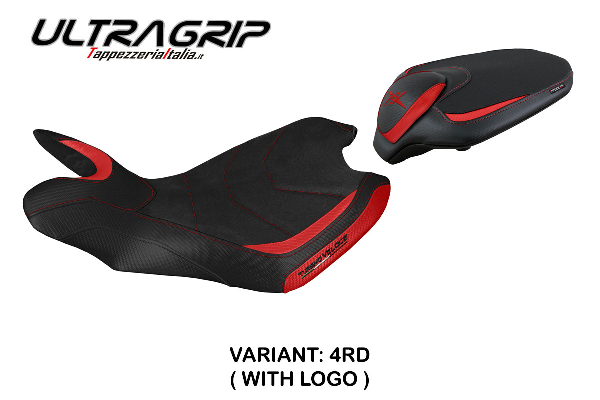 MV Agusta Turismo Veloce 2014-2020 Seat Cover Tappezzeria Italia Ultragrip in Red