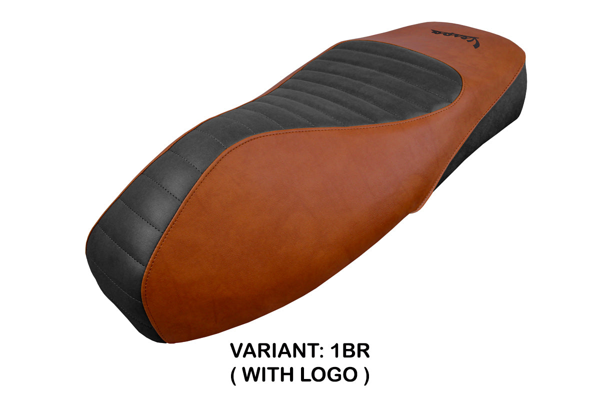Vespa GTS 125 150 300 2009-2024 Seat Cover Tappezzeria Italia in Brown SE
