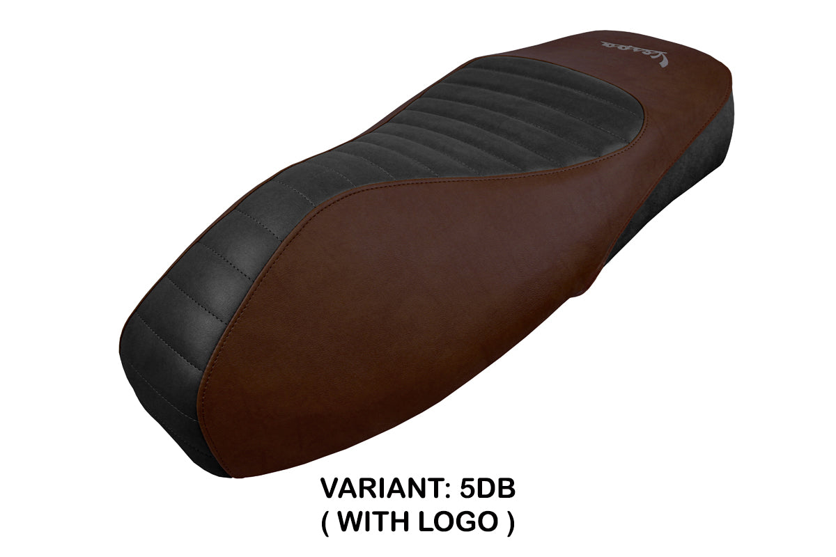 Vespa GTS 125 150 300 2009-2024 Seat Cover Tappezzeria Italia in Dark Brown SE