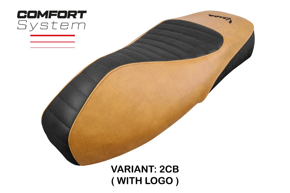 Vespa GTS 125 150 300 2009-2024 Seat Cover Tappezzeria Italia Comfort in Camel SE