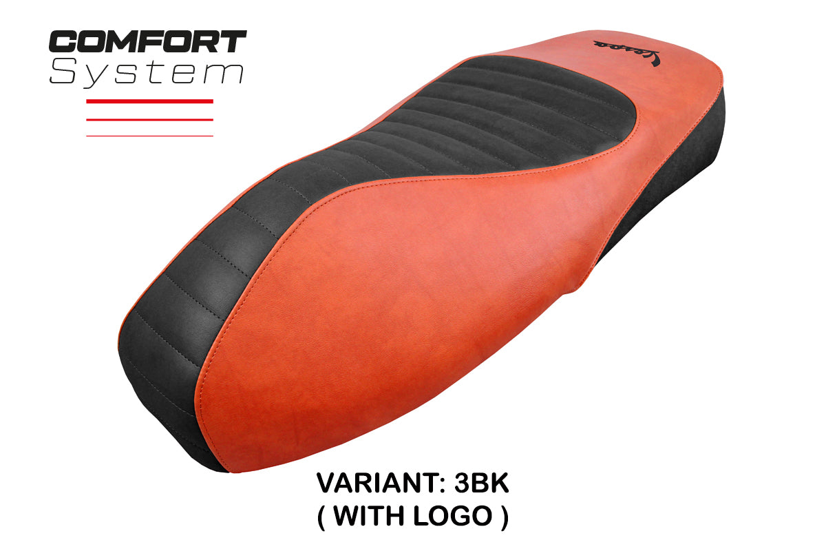 Vespa GTS 125 150 300 2009-2024 Seat Cover Tappezzeria Italia Comfort in Brick SE