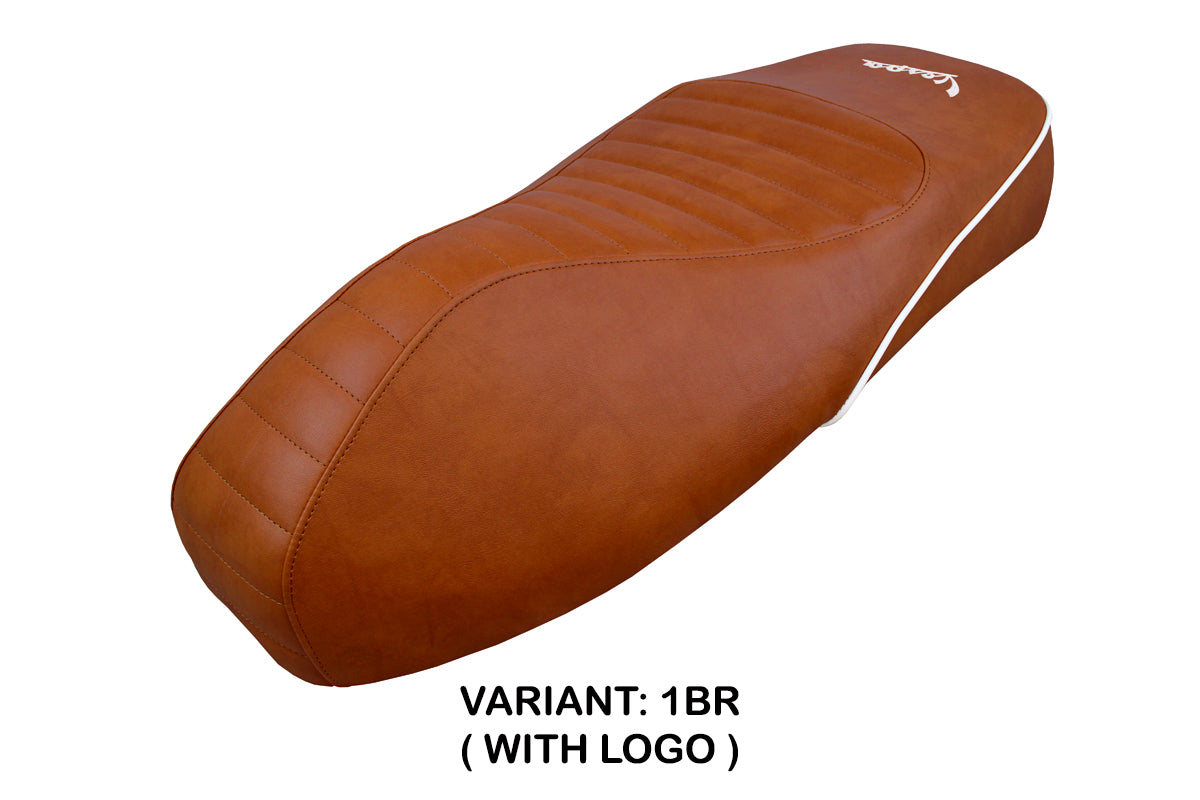 Vespa GTS 125 150 300 2009-2024 Seat Cover Tappezzeria Italia in Brown