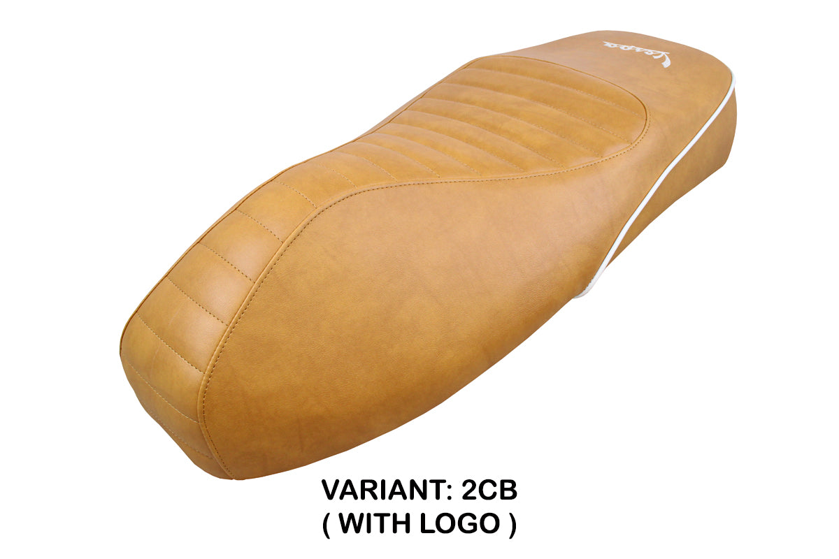 Vespa GTS 125 150 300 2009-2024 Seat Cover Tappezzeria Italia in Camel