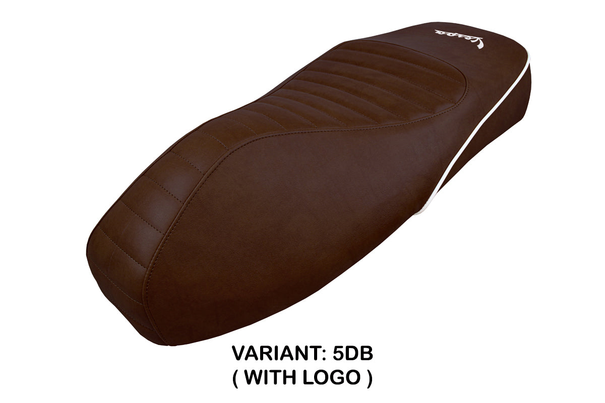 Vespa GTS 125 150 300 2009-2024 Seat Cover Tappezzeria Italia in Dark Brown