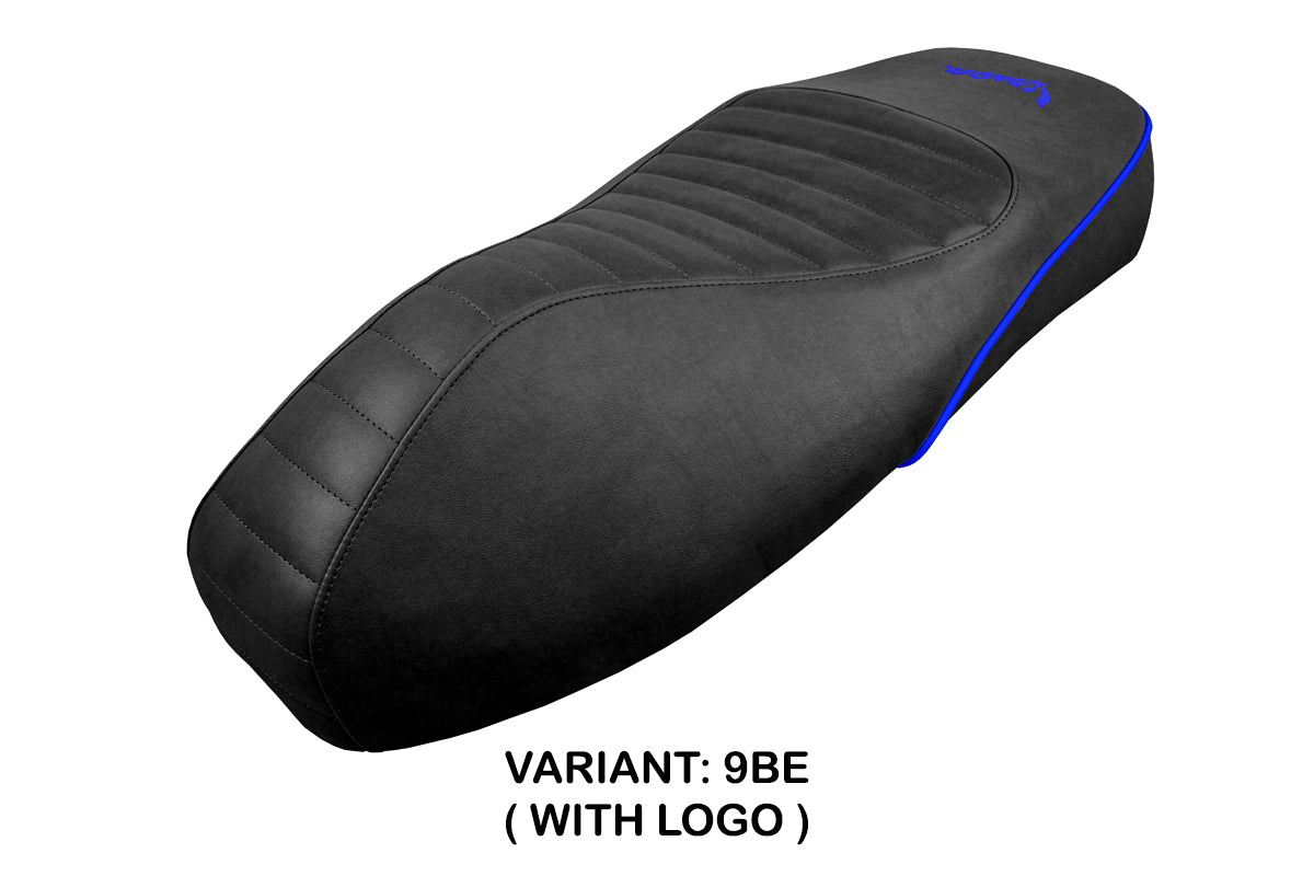 Vespa GTS 125 150 300 2009-2024 Seat Cover Tappezzeria Italia in Blue