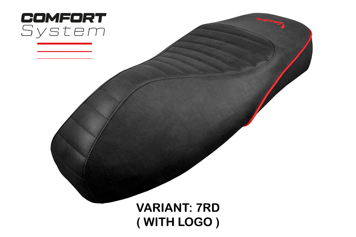 Vespa GTS 125 150 300 2009-2024 Seat Cover Tappezzeria Italia Comfort in Red