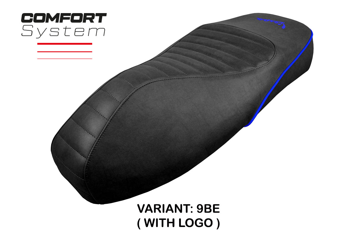Vespa GTS 125 150 300 2009-2024 Seat Cover Tappezzeria Italia Comfort in Blue