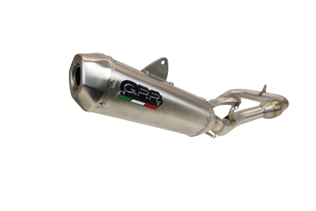 Honda CRF250R CRF250RX 2022-2024 Exhaust, GPR Pentacross Inox, Full System with Removable DB Killer, Spark Arrestor