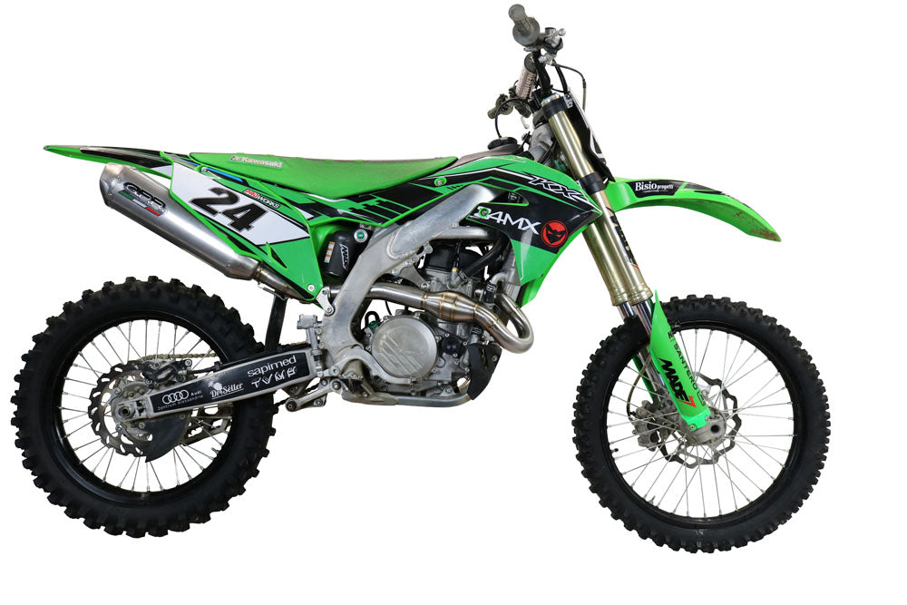 Kawasaki KX450F 2019-2020 Exhaust GPR Full System Pentacross Inox