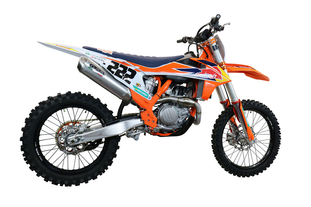 KTM SX-F Factory Edition 450 2018-2021 Exhaust GPR Full System Pentacross Inox