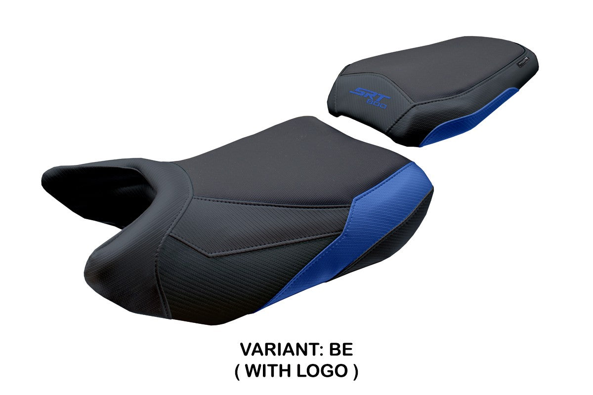 QJ Motor SRT 800 X / S / SX 2023-2025 Seat Cover Tappezzeria Blue Black