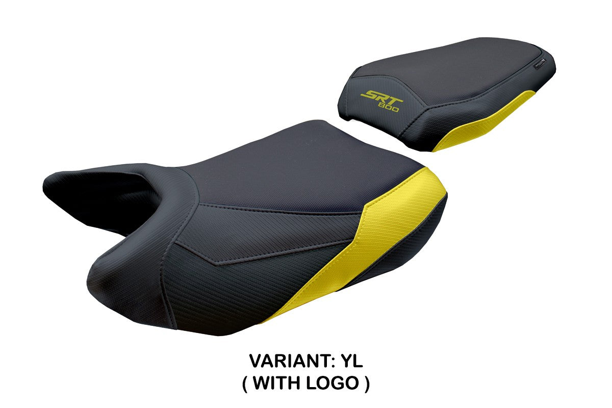 QJ Motor SRT 800 X / S / SX 2023-2025 Seat Cover Tappezzeria Yellow Black