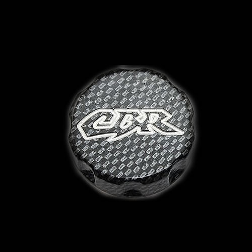 Honda "CBR" Engraved oil cap-Carbon fiber look