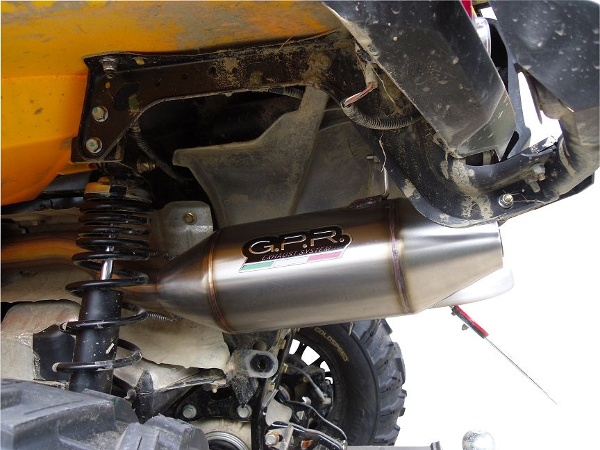 Can Am Outlander 1000 V-T 2012-2023 short chassis Exhaust GPR Slip-on Deeptone Atv