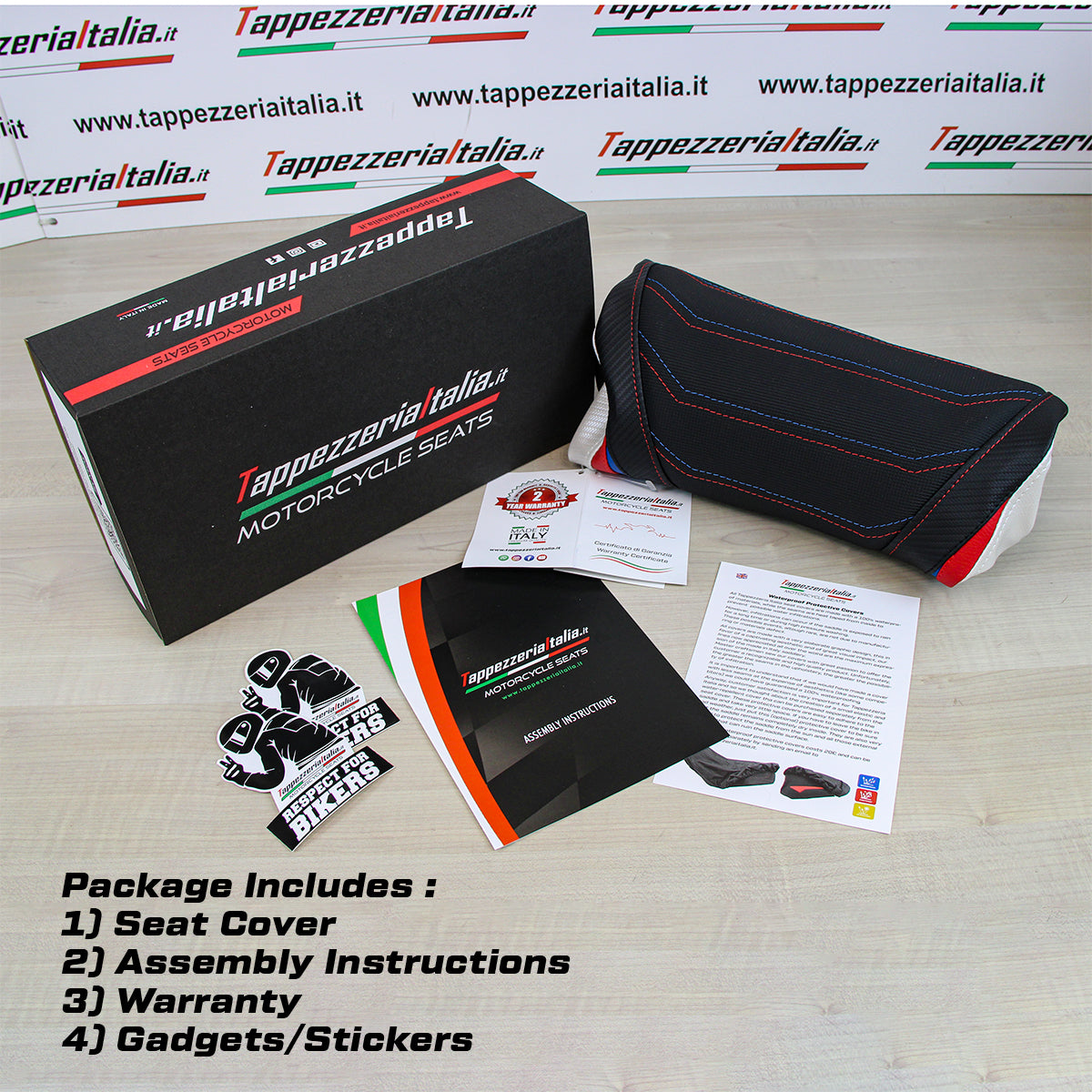 KTM 890 Adventure 2021-2025 Seat Cover Tappezzeria Italia in Orange and Black