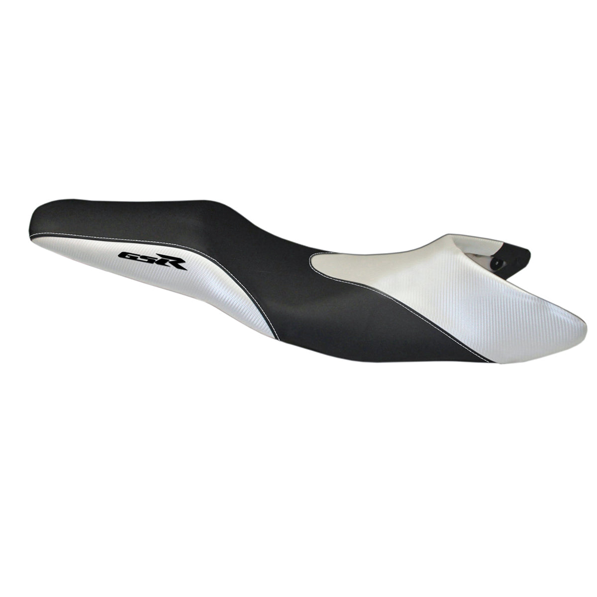Suzuki GSR 600 2006-2011 Seat Cover Tappezzeria Italia in White and Black
