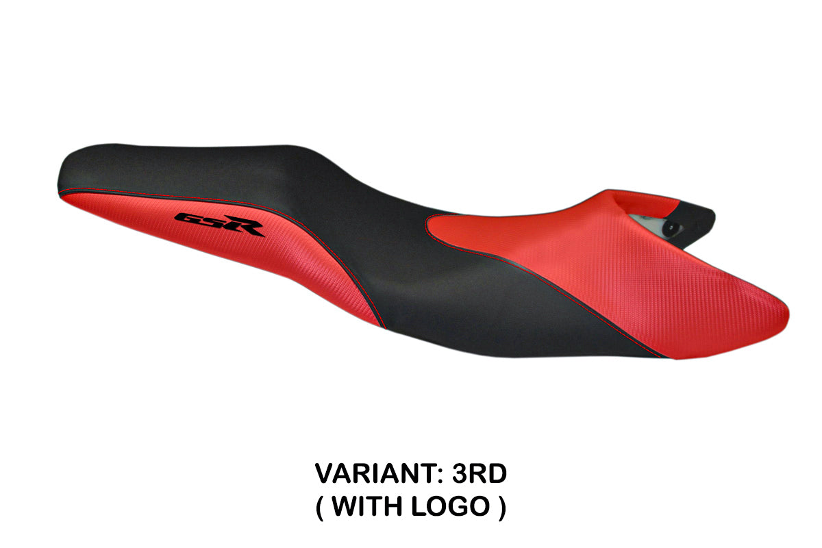 Suzuki GSR 600 2006-2011 Seat Cover Tappezzeria Italia in Red and Black