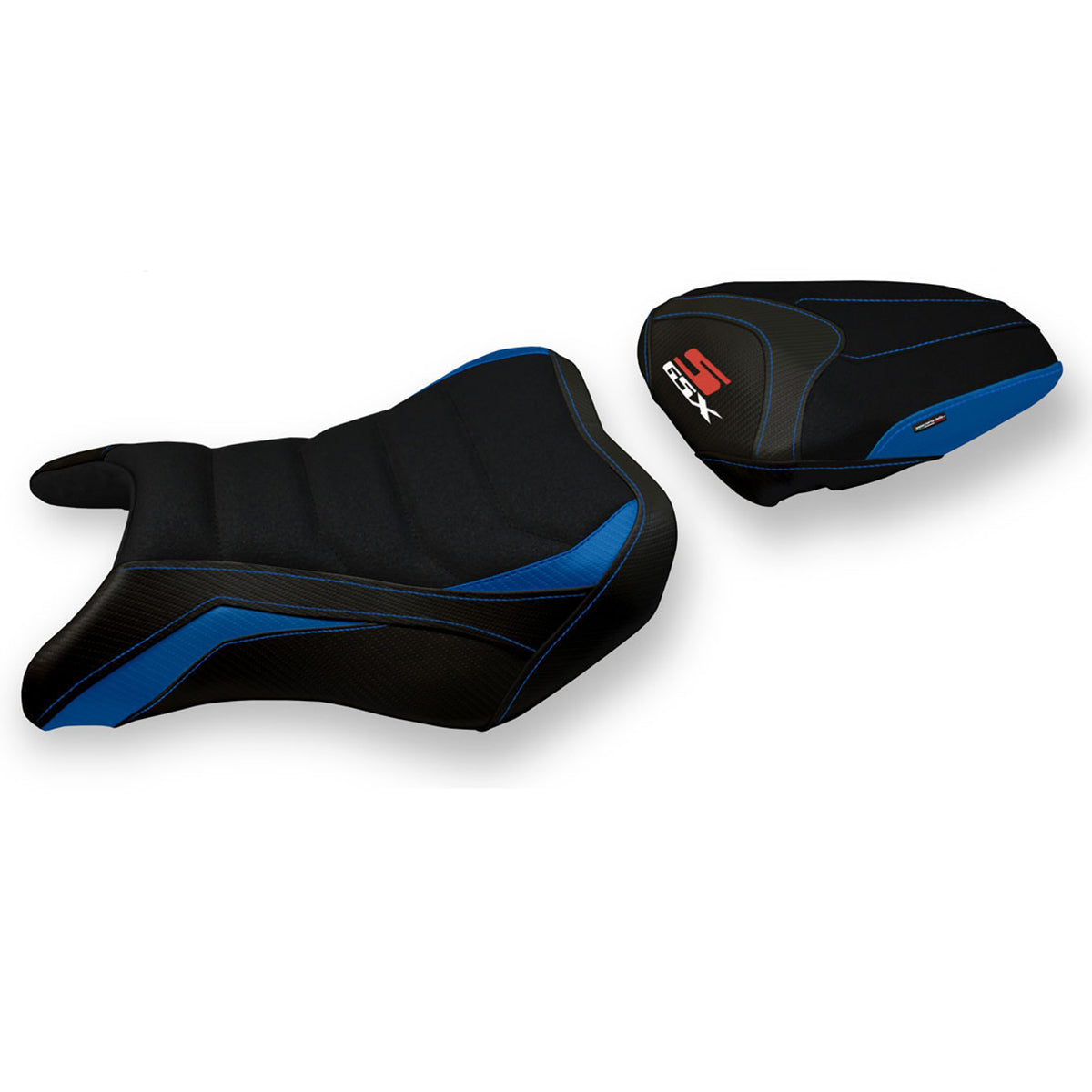 Suzuki GSXS 750 2017-2021 Seat Cover Tappezzeria Italia Ultragrip in Blue