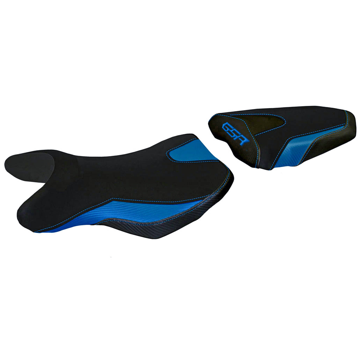 Suzuki GSR 750 2010-2017 Seat Cover Tappezzeria Italia in Blue and Black