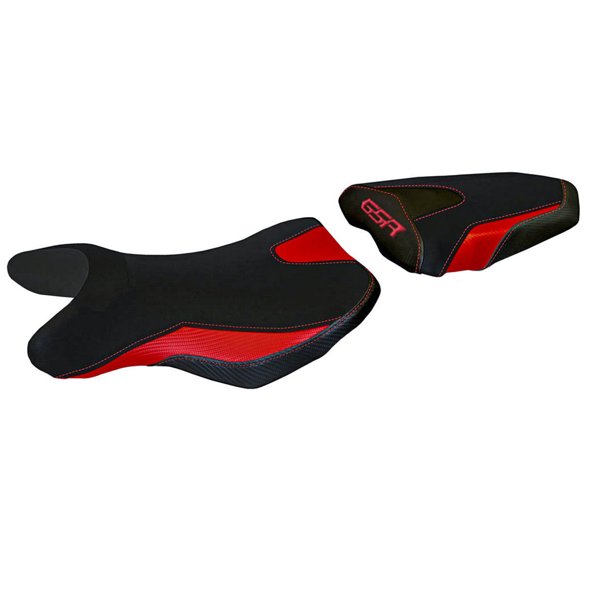 Suzuki GSR 750 2010-2017 Seat Cover Tappezzeria Italia in Red and Black