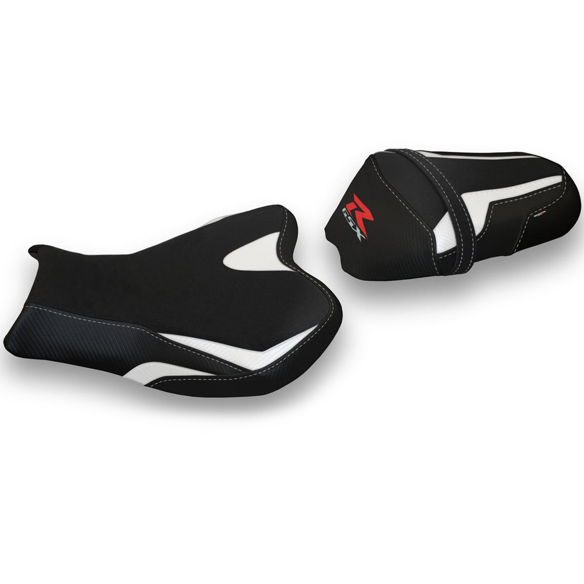 Suzuki GSXR 1000 2009-2016 Seat Cover Tappezzeria Italia in White and Black