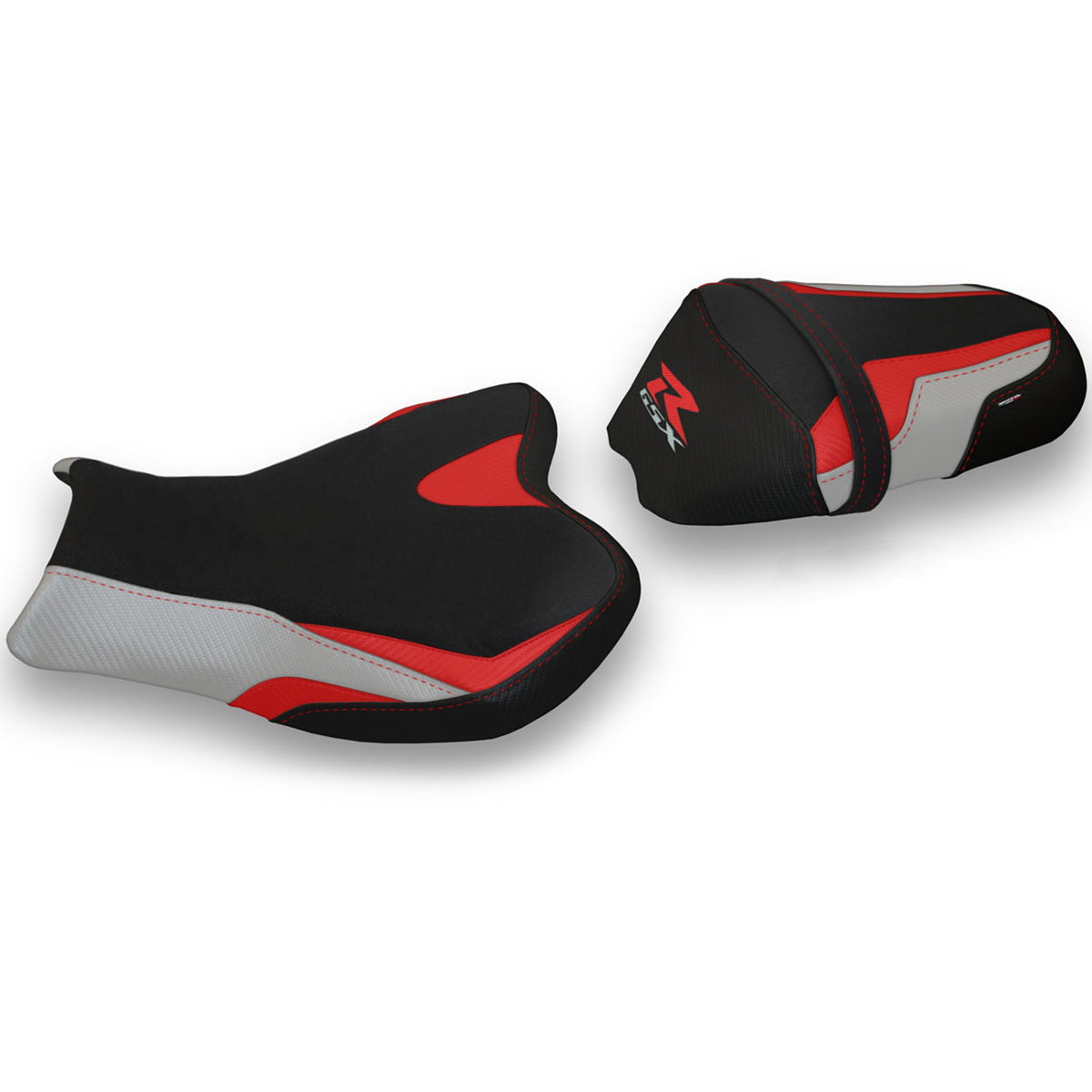 Suzuki GSXR 1000 2009-2016 Seat Cover Tappezzeria Italia in Red, Silver and Black