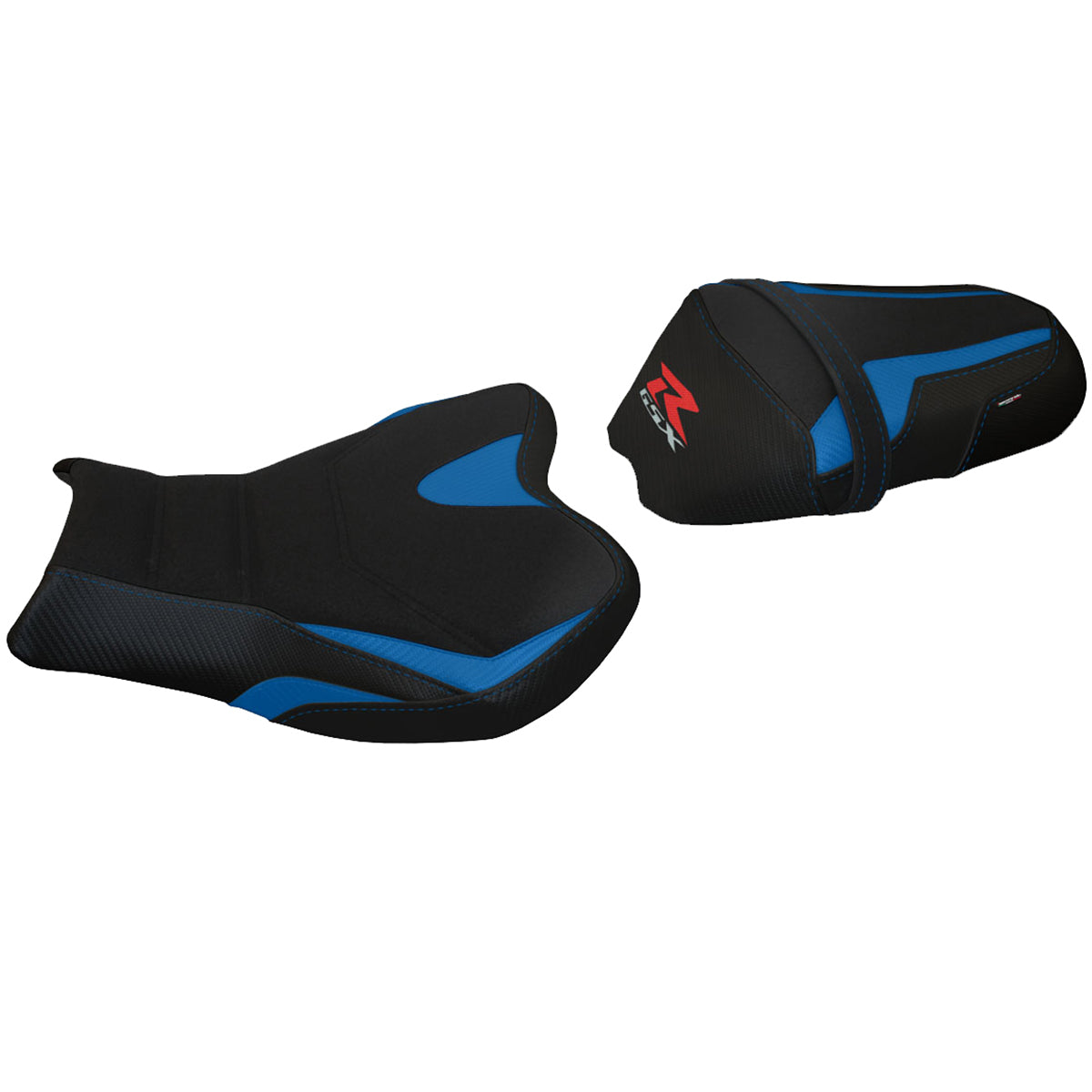 Suzuki GSXR 1000 2009-2016 Seat Cover Tappezzeria Italia Ultragrip in Blue and Black
