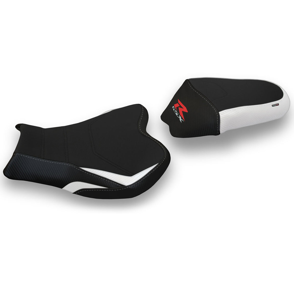 Suzuki GSXR 1000 2009-2016 Seat Cover Tappezzeria Italia Comfort in White and Black