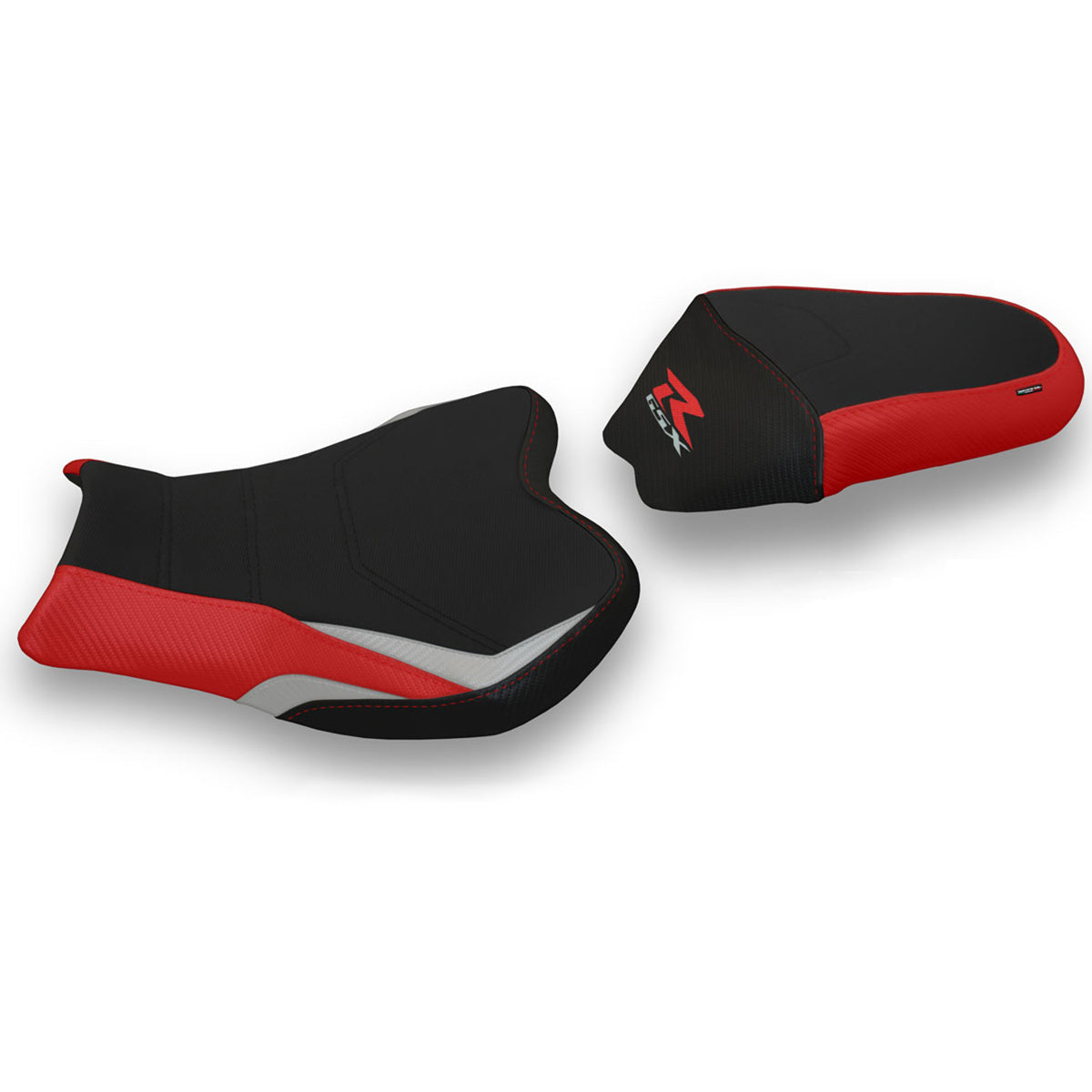 Suzuki GSXR 1000 2009-2016 Seat Cover Tappezzeria Italia Comfort in Red and Silver