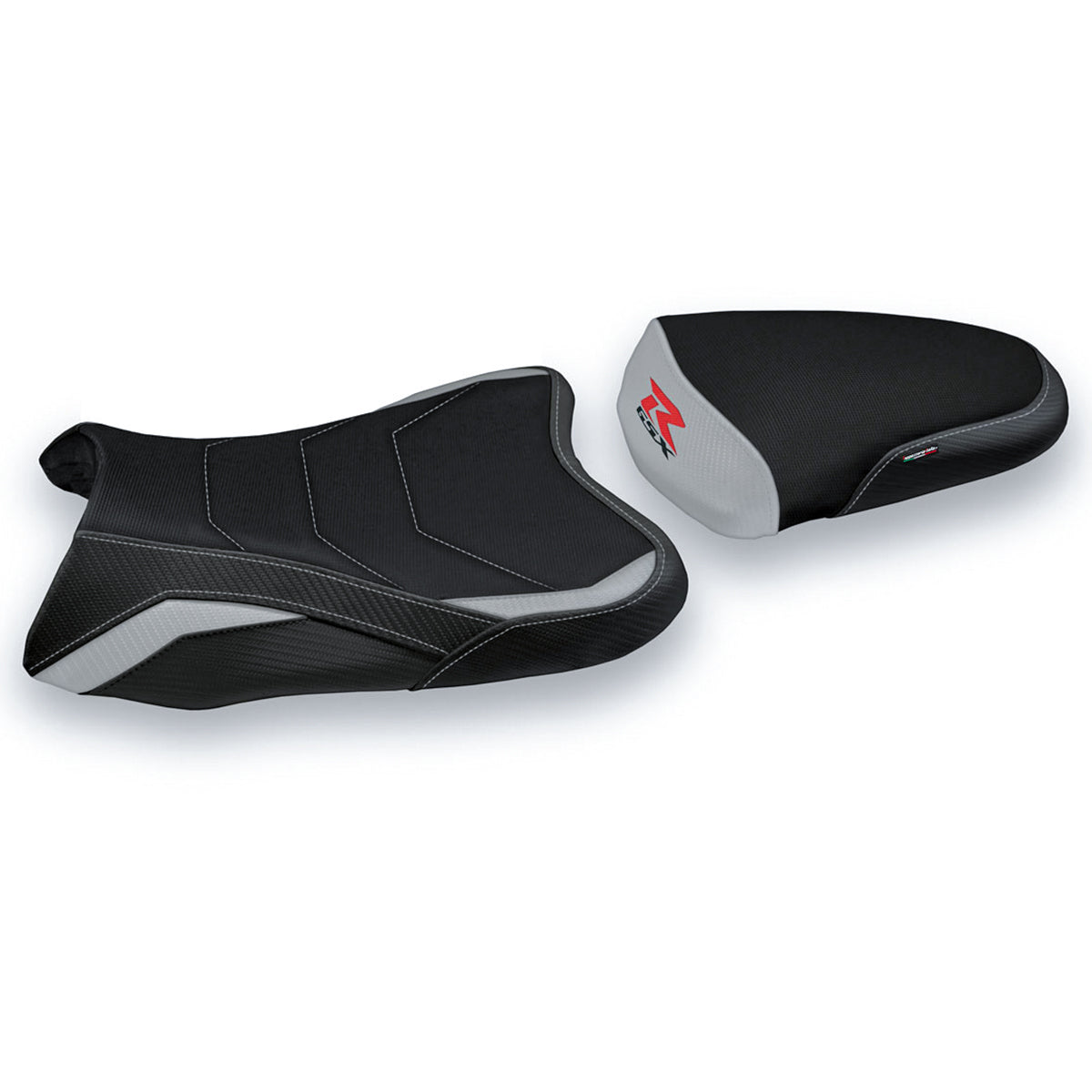 Suzuki GSXR 600 750 2006-2007 Seat Cover Tappezzeria Italia Comfort in Silver and Black